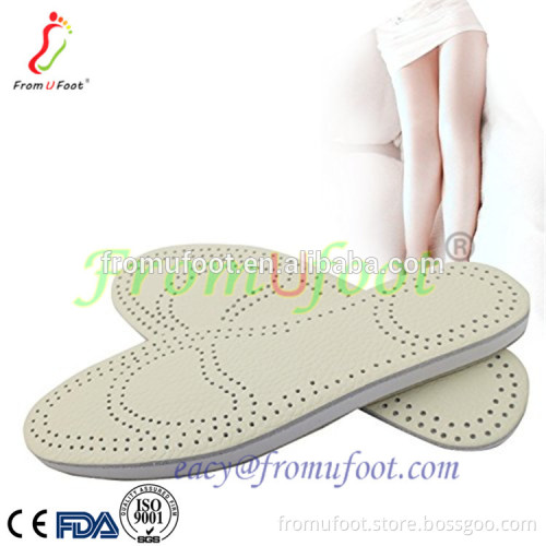 Special design cattlehide and EVA ZRWE08 O-type Leg Valgus Corrector Orthotic Insoles